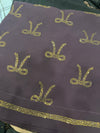 Delicate Mini Bow Jaal Chiffon - Chaddar