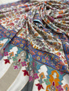 Rangrez – Printed with Hand Embroidery - Shawl