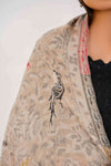 Graceful Toosh Weaved Kaani Birds Shawl