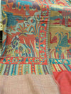 Dual Elegance Shikargah Kaani - Shawl