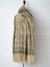 Kundan Weaved Leafy Jaal - Shawl