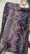Village Kari RawSilk Kaani Shawl | Shawls by Aima