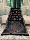 Noir Bloom Velvet - Shawl