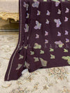 Multi Butterfly flock Stone Jaal - Chaddar