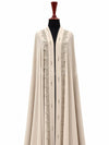 Beige Scalloped Beauty Chiffon - Shawl
