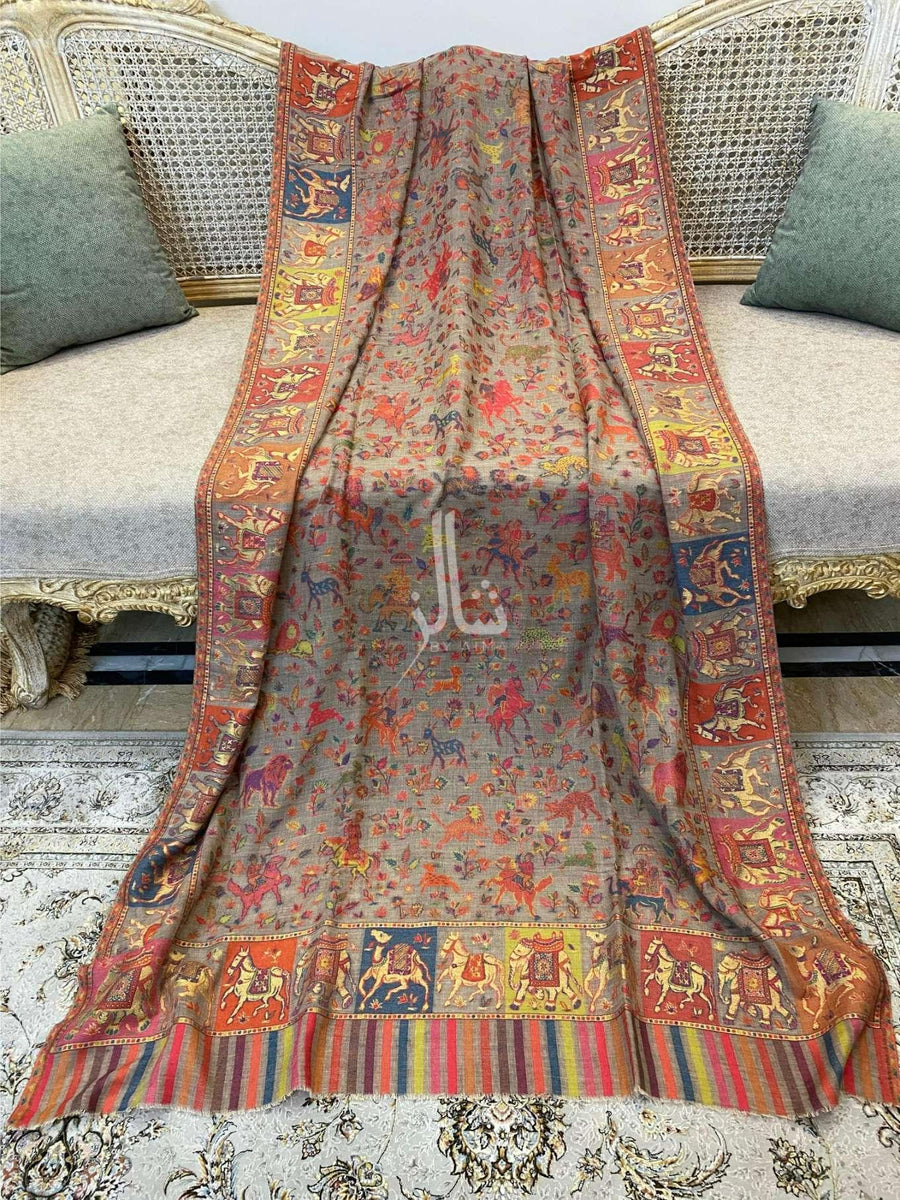 how to wear a shawl over a formal dress