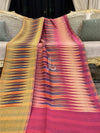 Reversible Ikat Moonlight Solids - Shawl
