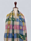 Kashmiri Floral Check - Stole