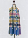 Kashmiri Floral Check - Stole