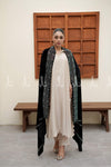 Scalloped Crystal Velvet Shawl - image 1