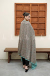 Firoza Heritage Embroidered - Shawl