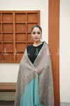 Firoza Heritage Embroidered - Shawl