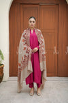 Naqshkaar Sozni Border - Shawl