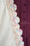 Scallop Sparkle Lace Swiss - Shawl