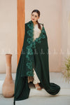 Trio Tulip Border Chiffon - Shawl