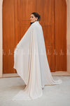 Grace Ivory Lace Chiffon - Shawl