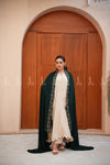 Combo Waves Front Stone Chiffon - Chaddar