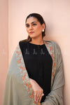 أسلوب Applique Beauty - بني غامق