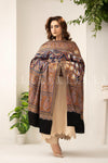 Sozni Opulence Contrast Jama - Shawl