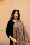 Intricate Tarkshi Embroidered Jaal - Shawl