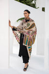 Paisley Bunch Sozni Kalamkari- Shawl