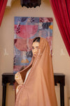 أسلوب Applique Beauty - بني غامق