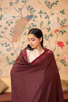 أسلوب Applique Beauty - بني غامق