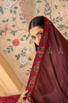 أسلوب Applique Beauty - بني غامق
