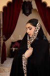 Cheetah Grace Embellished Chiffon - Chaddar
