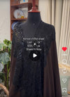 Sparkley blossom chiffon - shawl