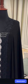 Intricate Crochet Chiffon - Shawl