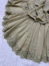 Twinkle Double Side Applique Chiffon - Shawl