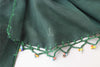 The Elegant Reversible Swiss Lawn Stole - Green