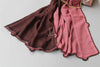 The Elegant Reversible Swiss Lawn Stole - Brown-Pink