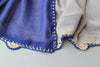 The Stylish Reversible Swiss Lawn Stole - Rblue-Cream