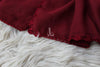 The Chic Reversible Swiss Lawn Stole - Maroon