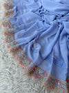 Leaf Petal Cutdana Embellished - Shawl