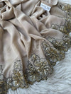 Exquisite Cutdana Elegance Chiffon - Shawl