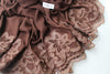 Floral Applique Elegance Chiffon - Shawl