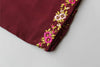 The Elegant Embroidered Elegance - Maroon