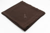 Dark Brown Plain Korean Chiffon - Chaddar