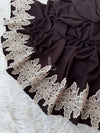 VineLine Cutwork Chiffon - Shawl