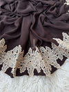 VineLine Cutwork Chiffon - Shawl