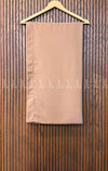 Cinnamon Plain Korean Chiffon - Chaddar