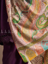 Kalamkar Needle Work Palla - Shawl