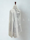 Snowy white Jaal Lawn - Chaddar