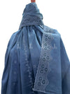 Graceful Chikankari Jaal Lawn - Chaddar