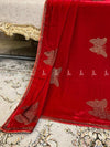 Butterfly Jaal Stone Velvet Shawl