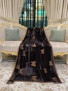 Butterfly Jaal Stone Velvet Shawl
