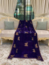 Butterfly Jaal Stone Velvet Shawl
